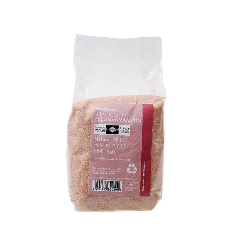 Ροζ αλάτι Ιμαλαΐων ψιλόκοκκο 1kg